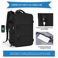 Mochila Impermeable de Gran Capacidad para Exteriores Tela Oxford Multifuncional Ideal para Viajes - details 6