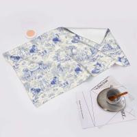 Toile De Jouy Toalla Algodón Francés Azul Marino Baño Ducha Deportes Yoga Toallas - details 39