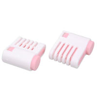 2 unids multicuonal pan cake slicer cortador Guía Hogar Cocina accesorio (blanco y Rosa 52036C) - details 2