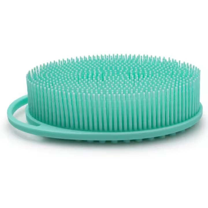 Cepillo de ducha exfoliante de silicona, esponja Loofah higiénica alternativa para limpieza profunda y piel suave - 1