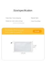 Bolsa de Almacenamiento de Rompecabezas Bolsa Transparente de Malla para Bloques de Construcción para Niños Ordenamiento Especial para Juguetes Pequeños - details 5