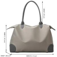 Bolsas de viaje de nailon para mujer, bolso de mano de alta calidad, de gran capacidad, impermeable, para fin de semana - details 0