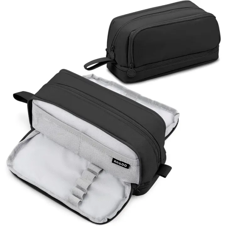Estuche Escolar con 4 Compartimentos, Gran Estuche de Papelería Organizador Expandible para Niños, Mujeres, Hombres, Adolescentes - 1