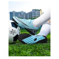 Zapatos de fútbol para niños de Society, botas deportivas de cuero impermeables ultraligeras, zapatillas de entrenamiento Unisex para primavera/verano - details 13