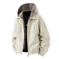 Outdoors Casual Versatile Men Tops Autumn Winter Comfort Solid Breathable Coats New Loose Big Pocket Hooded Leather Jacket Men - details 3