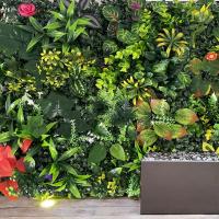 Panel de pared de plantas artificiales DIY, vida eterna, protección UV, alfombra de eucalipto Artificial, duradera y realista - details 39