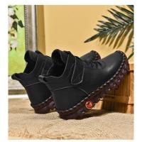 Algodón de estilo británico de terciopelo cálido para mujer, ots altos, informal, combina con todo, talla grande, invierno - details 5