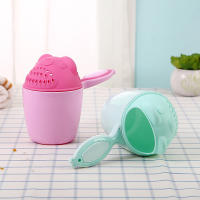 Taza de Champú para Bebés con Diseño de Dibujos Animados Lindos Herramienta de Baño para Niños Taza de Lavado de Cabello Spoon con Bailer - details 3