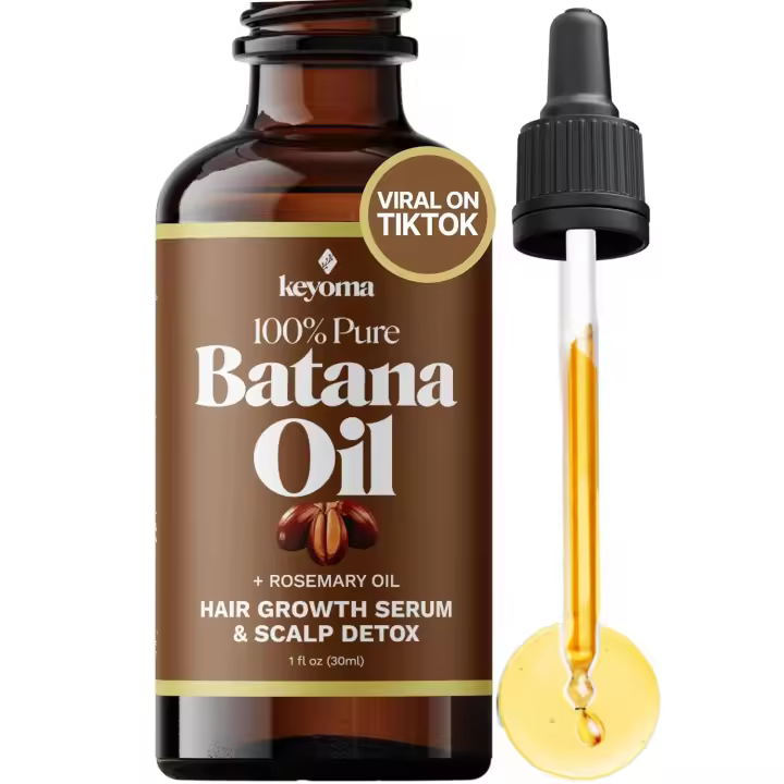 Keyoma con Romero para el Crecimiento 100% Orgánico na Aceite de Honduras - Reduce la Caída del Cabello y Desintoxica el Cuero Cabelludo (30 mL) - 1