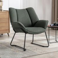 Sofá de Salón Moderno de Lino Estilo de Descanso con Brazo para Dormitorio - details 42