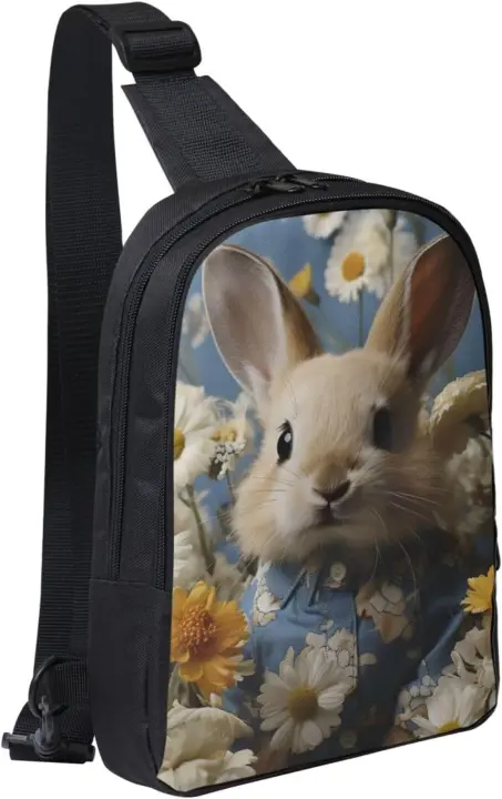 Mochila Crucero Daisy-Bunny Bolsa de Pecho para Hombres y Mujeres Bolsa de Viaje y Senderismo - 1