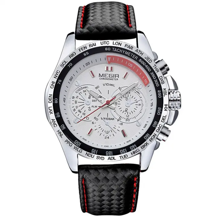Reloj deportivo para Hombre falso tres ojos luminosos reloj de los hombres - 1