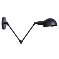 Luz de pared ajustable de 2 brazos, accesorio de iluminación de pared con brazo oscilante E26, candelabros de oficina, color negro antiguo - details 5