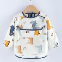 Baberos de manga larga para bebé, delantal impermeable para comer, arte de alimentación, recién nacido, eructo, 2 piezas - details 7