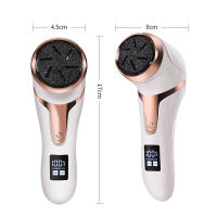 Eliminador eléctrico de callos para pies, limas electrónicas para pies, herramientas de pedicura para piel dura muerta, talones de piernas agrietados, recargable - details 10