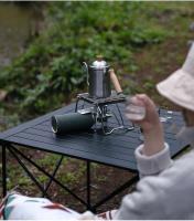 Parrilla de acero inoxidable para centro comercial al aire libre, soporte de mesa meh, mini bandeja para hornear portátil, cocina para picnic y camping - details 8