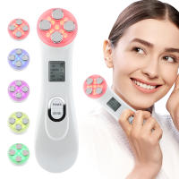 Masajeador Facial de radiofrecuencia, máquina de estiramiento Facial, terapia de fotones Led, dispositivo de belleza antiarrugas de microcorriente - details 1