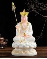Adorno de Buda rey tibetano de resina, accesorios Feng Shui, escultura de estatua para decoración del hogar y sala de estar, 1 Uds. - details 2