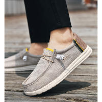 Zapatos náuticos informales para hombre, mocasines de lona de alta calidad, cómodos, con punta redondeada, color azul - details 10