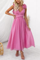 BUNO-Vestidos sin mangas para mujer, vestido plisado con tirantes elegantes, Espalda descubierta, vestidos de lino y algodón de verano, cintura alta, venta al por mayor, envío triangular - details 2