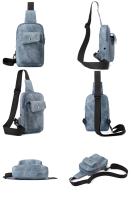 Bolso de pecho Simple de gran capacidad para hombre, riñonera informal impermeable para hombre, bolso multifuncional para teléfono móvil de estilo coreano para niños - details 10