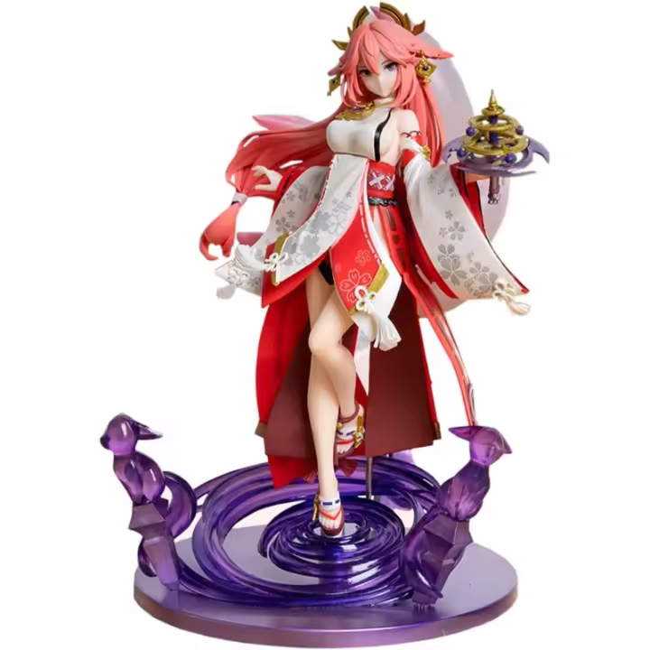 Figura G-I Yae Miko 1/7, 24CM, juego de Anime, Lady Guuji del Gran Narukami Santuario, personaje de juguete, regalo de PVC - 1
