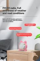 Nuevo Reloj despertador para niños, Altavoz Bluetooth, despertador para mesita de noche, espejo, temporizador de despertador - details 11