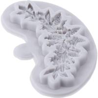 Moldes de silicona para decoración de pasteles, herramienta para hornear galletas, Fondant, gris, útil, cocina, 4,92x2,67 pulgadas - details 5