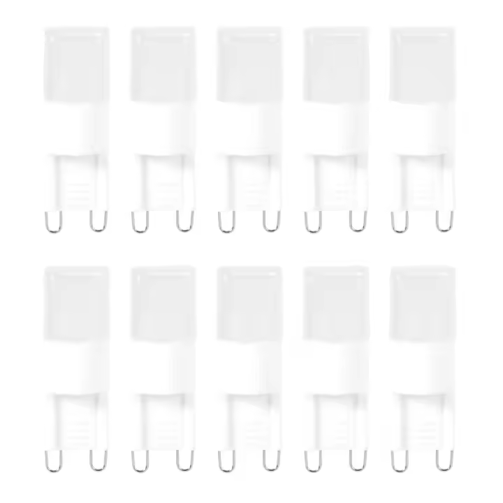 10x G9 1W LED Bombilla de alta potencia Lámpara Luz blanca cálida 3500 K - 1