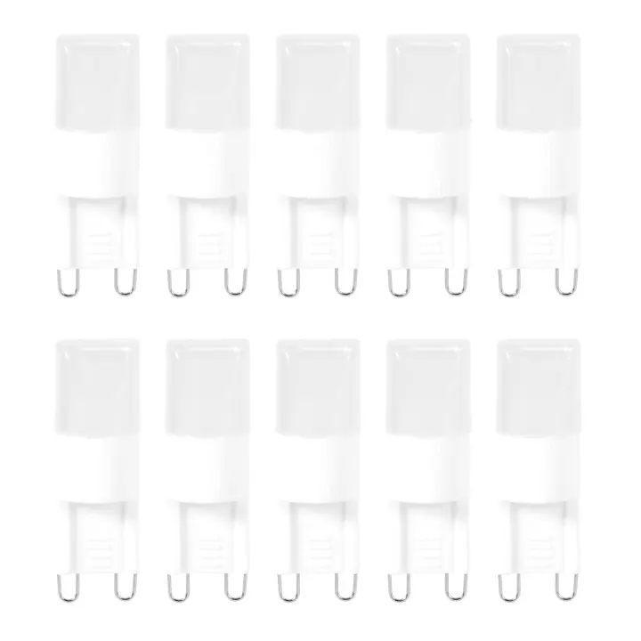 10x G9 1W LED Bombilla de alta potencia Lámpara Luz blanca cálida 3500 K - 1