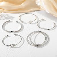 Pulseras multicapa de moda para mujer elegante delicado giro brillante brazaletes ajustables joyería regalos para parejas - details 5