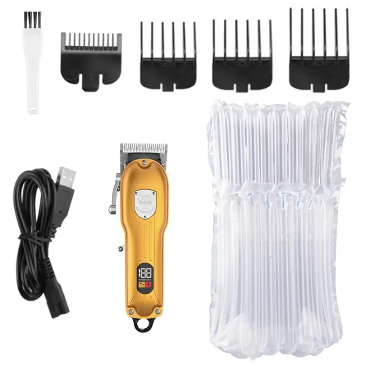 Kemei-cortadora de pelo profesional Original para hombres, cortadora de pelo eléctrica, máquina de corte de pelo recargable, potencia de 10W - 1