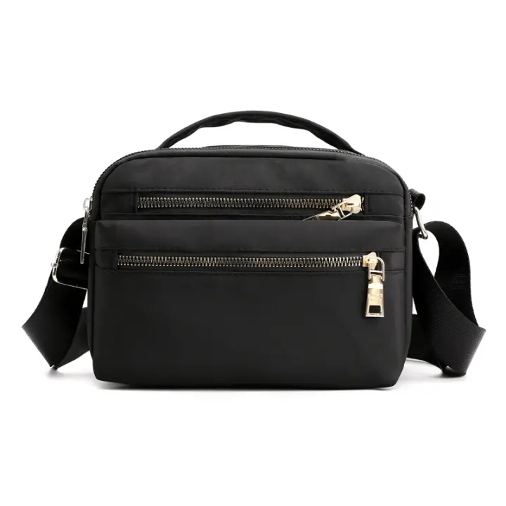 Bolso De Hombro Impermeable Para Mujer Bolso Cruzado Multifuncional Bandolera Estilo Casual Material Nylon Con Forro De Poliéster - 1