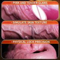 Funda realista de silicona de 6 tamaños Leten para agrandar el pene, condones grandes, juguetes sexuales para hombres, productos para extender el pene. - details 1