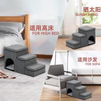 Escalera de escalada plegable, cama portátil para gatos, rampa multifuncional, escaleras auxiliares para perros - details 4