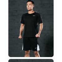 Traje de manga corta de secado rápido para hombre, ropa de fitness deportiva para correr al aire libre, LT311, Verano - details 11