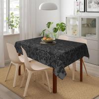 Funda de poliéster lavable rectangular con esqueleto gótico negro, mantel de cocina, fiesta, picnic, decoración de restaurante - details 6