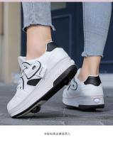 Zapatillas de Caminar Transpirables con Cordones para Niñas Zapatillas Deportivas de Patinaje Retráctiles Zapatos y Ropa para Exteriores para Mujeres - details 17