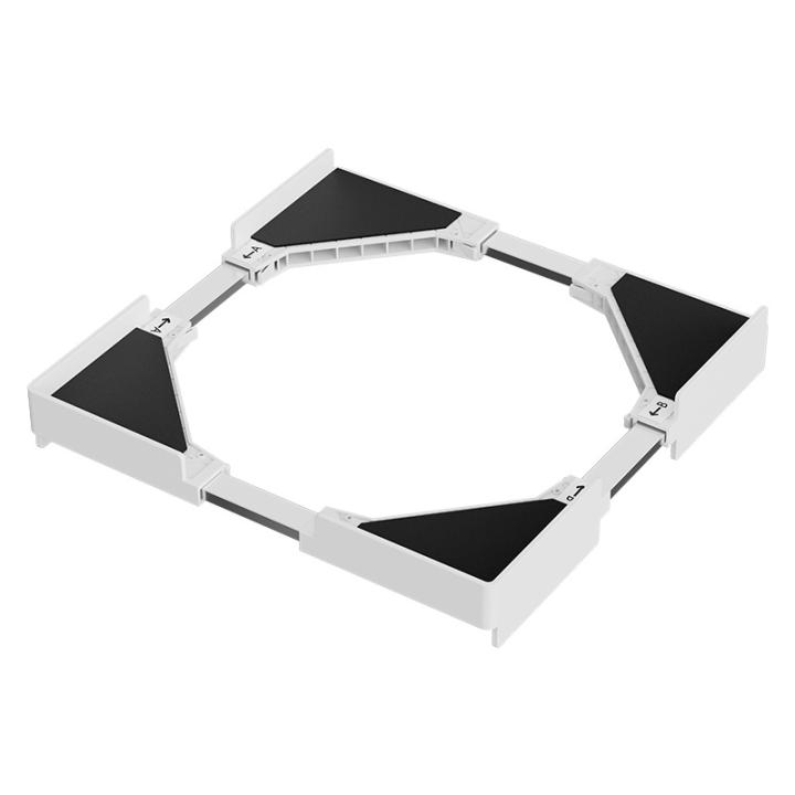 Kit de Unión Universal para Lavadora y Secadora con Cuerda de Trinquete, Kit Apilado Universal, Marco Intermedio Universal para Lavadora y Secadora, tamaño ajustable (46-66 cm)