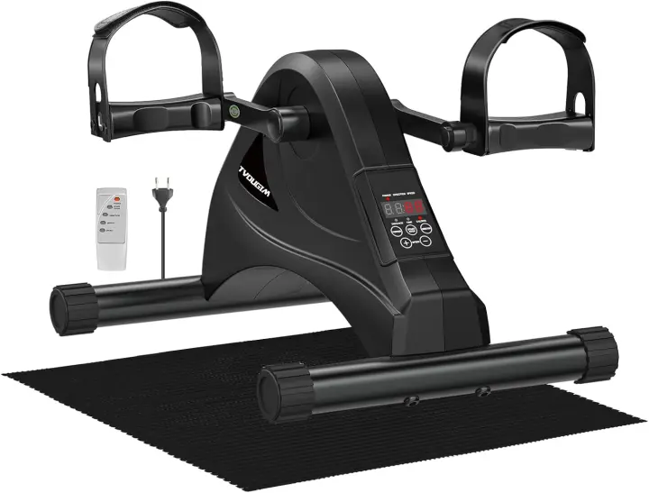 Estaticos Personas Mayores,Pedaleador Electrico, 6 Niveles de Velocidad, Control Remoto con Motor Silencioso para Rehabilitación de Piernas - 1