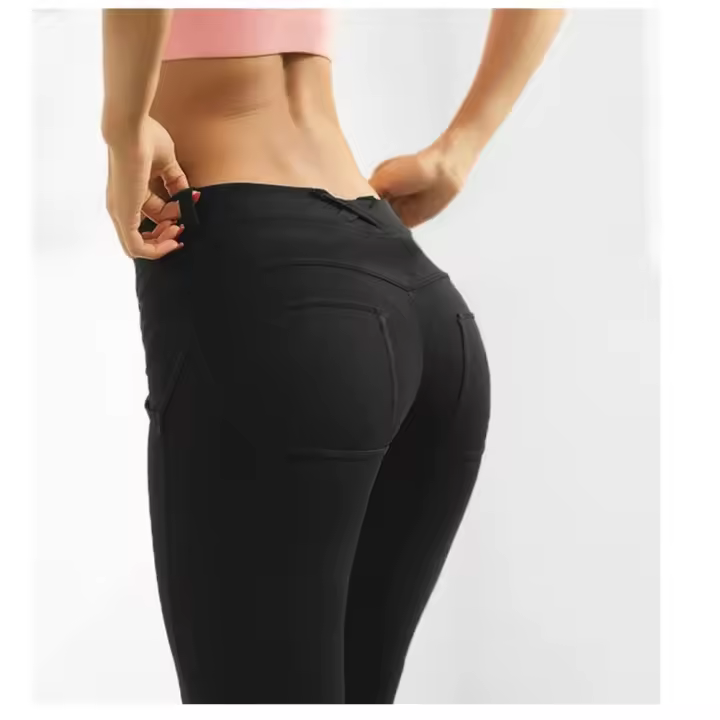 Pantalones De Yoga Ajustados De Alta Elasticidad Novedad Verano 2025 Para Mujeres - 1