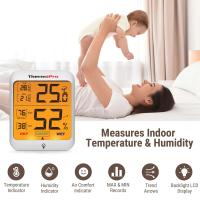 Termómetro digital para el hogar Thermopro TP53, higrómetro, sensor de temperatura y humedad, estación meteorológica retroiluminada para habitación - details 0