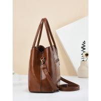 SOMY Bolsos Retro de Color sólido para mujer, elegante bolso cruzado de cuero PU, monederos de oficina y trabajo de moda - details 2