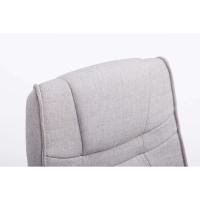 Tapizada En Tela & con Base De Metal I Silla De Conferencia con Reposabrazos, Color:Negro/Negro - details 29