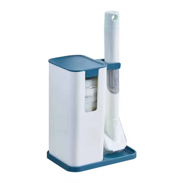 Herramienta de accesorios de limpieza del hogar con dispensador de jabón, cepillo de cocina de mango largo para platos - 1
