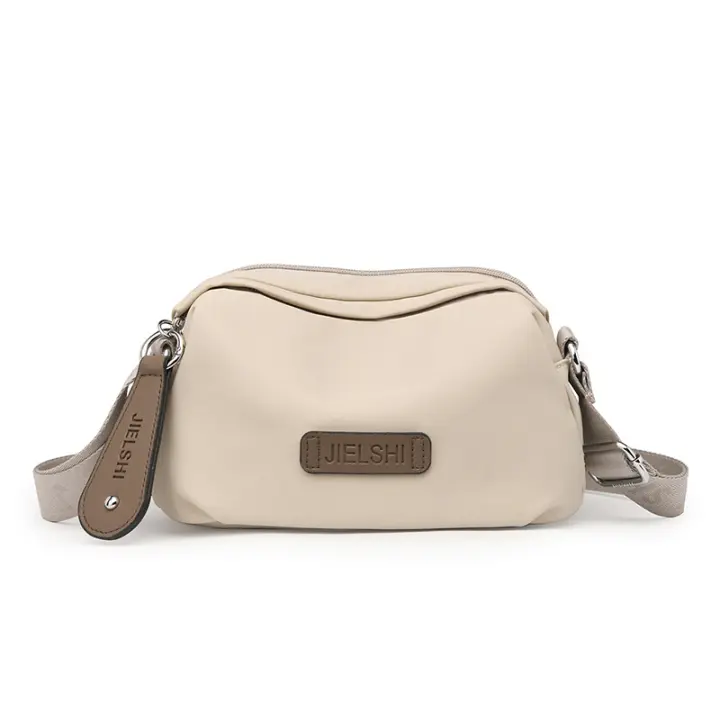 BINGMEI nuevo bolso de hombro casual para mujer tendencia japonesa color sólido tela Oxford antisalpicaduras simple versátil bolso de mensajero de moda - 1