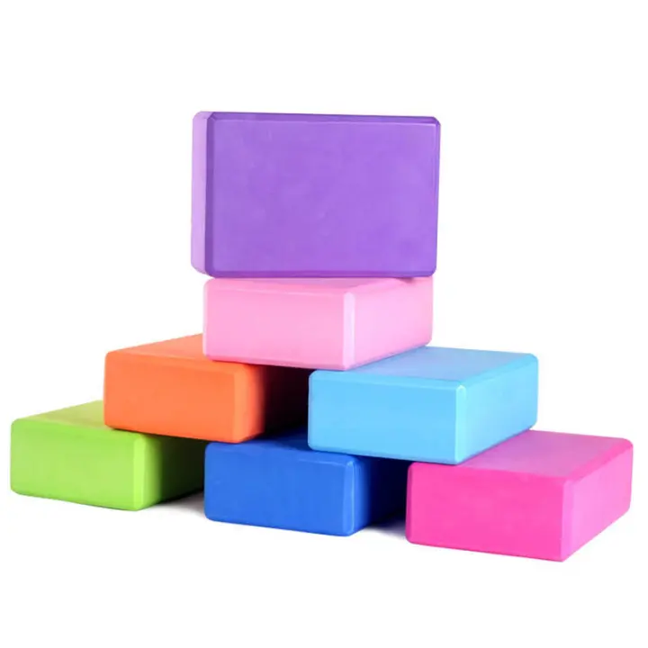 Bloques de Yoga de alta densidad, bloque de espuma EVA de calidad, ejercicio de entrenamiento, estiramiento, culturismo, deporte, equipo de Fitness - 1