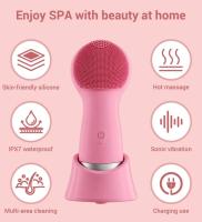 Cepillo de limpieza eléctrica 3D de silicona, 7 niveles, resistente al agua, removedor de maquillaje y espinillas, limpieza de poros, cuidado de la piel Facial, carga USB - details 4