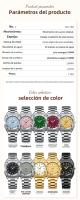 Nuevo reloj suizo para mujer, luminoso, de lujo y a la moda. - details 0