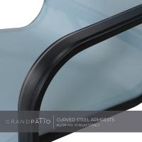Mecedor de Patio, Resistente a la Intemperie, Ligero, Sillón Relax para Interior, Exterior(Azul, 3PC) - details 11